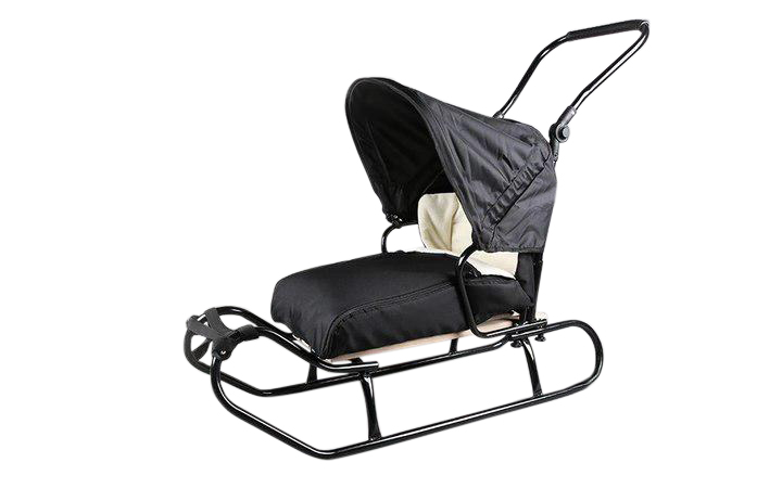 

Санки дитячі з регульованою ручкою GoSnow Color Black