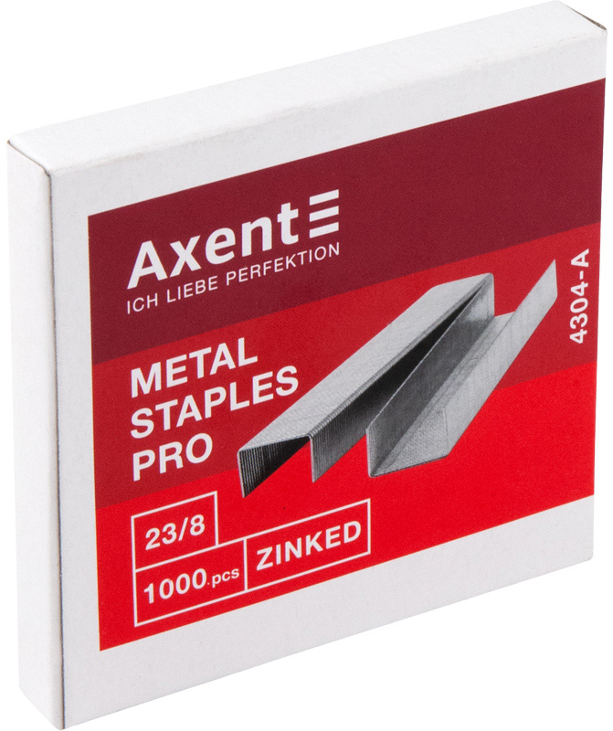 

Набор скоб Axent Pro №23/8 20 упаковок по 1000 шт (4304-A)