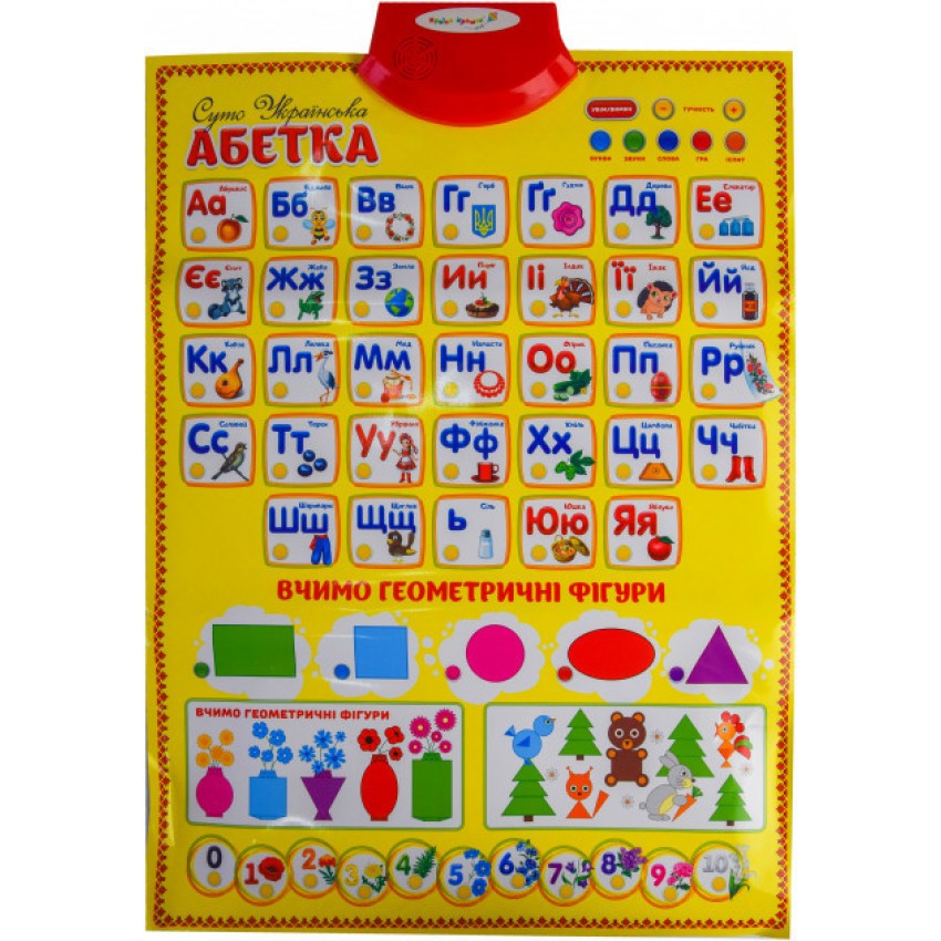 

Интерактивный плакат Абетка Страна игрушек PL-719-28