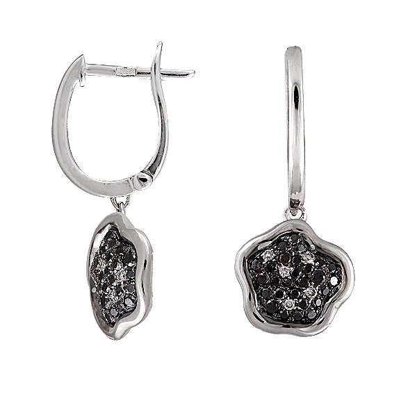 

Серьги из белого золота с бриллиантами 057493