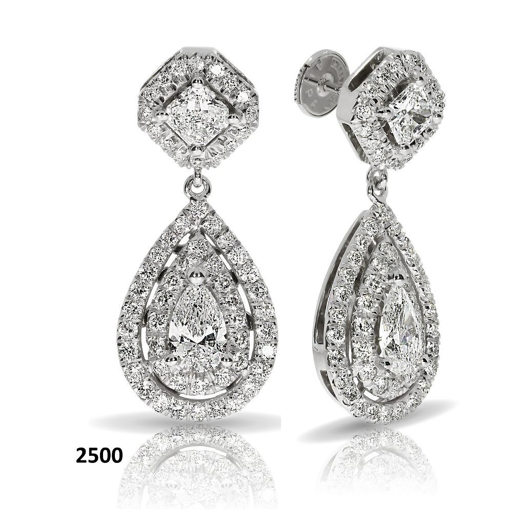 

Серьги из белого золота с бриллиантами 1696106
