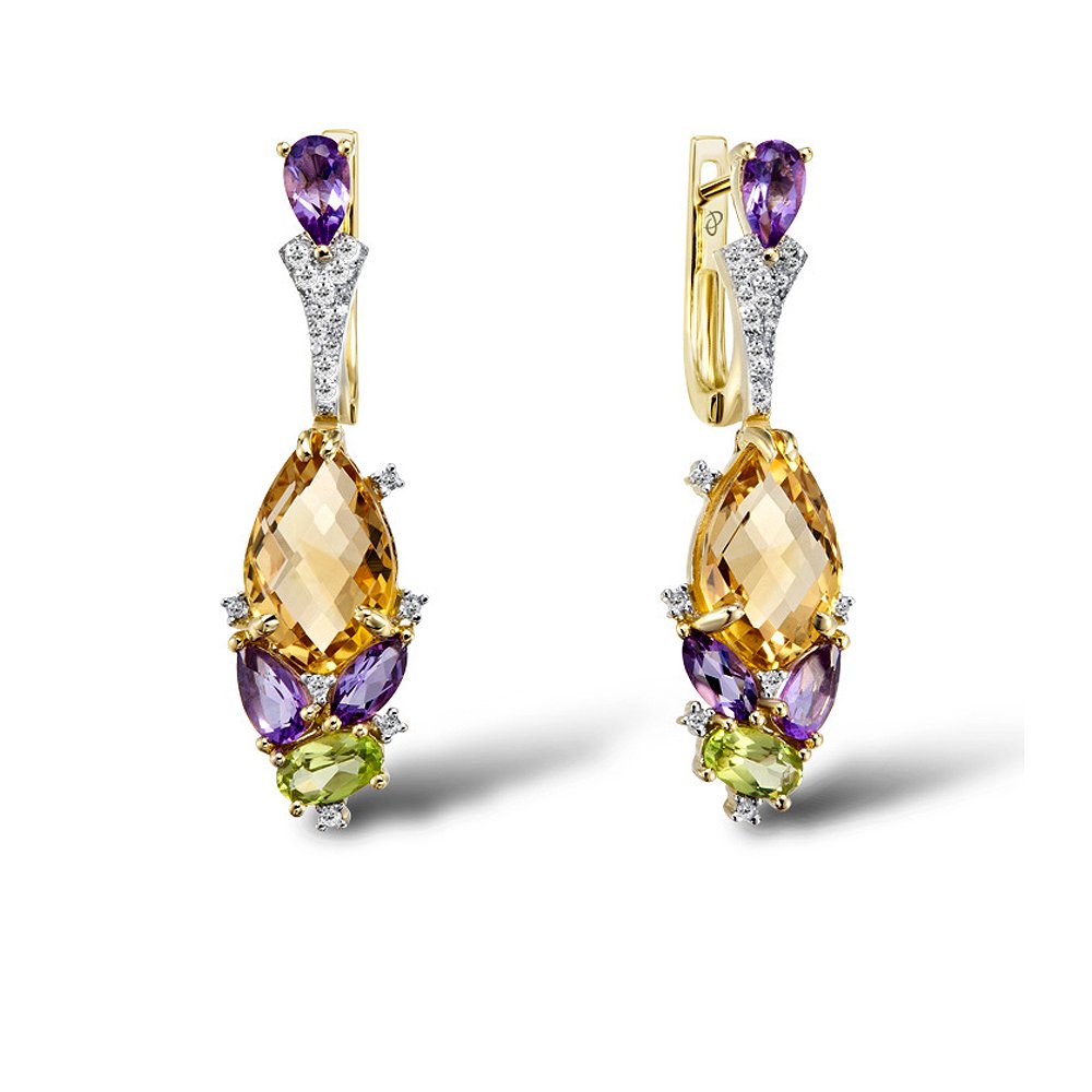 

Серьги из желтого золота 1552285