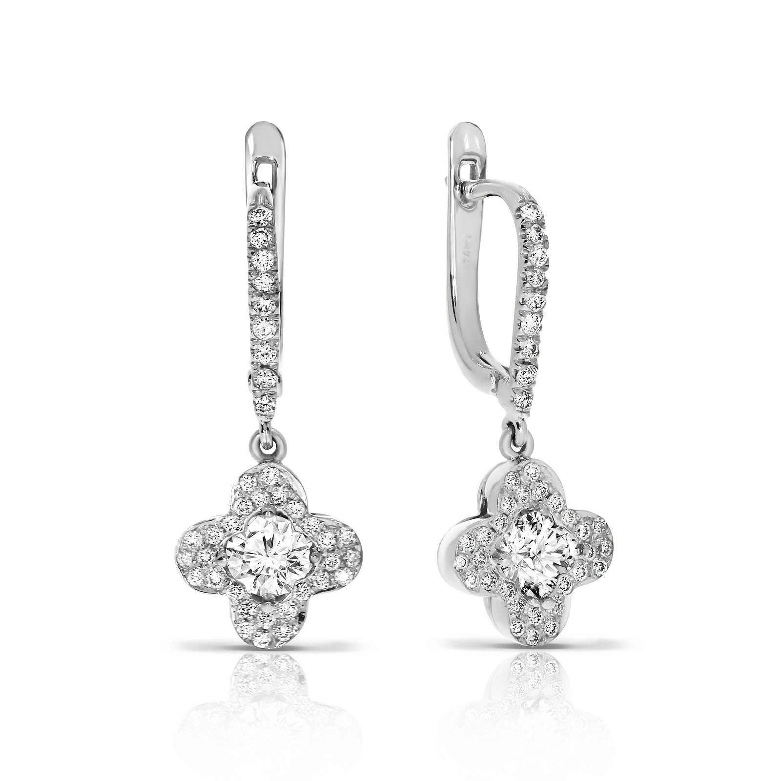 

Серьги из белого золота с бриллиантами 1681461