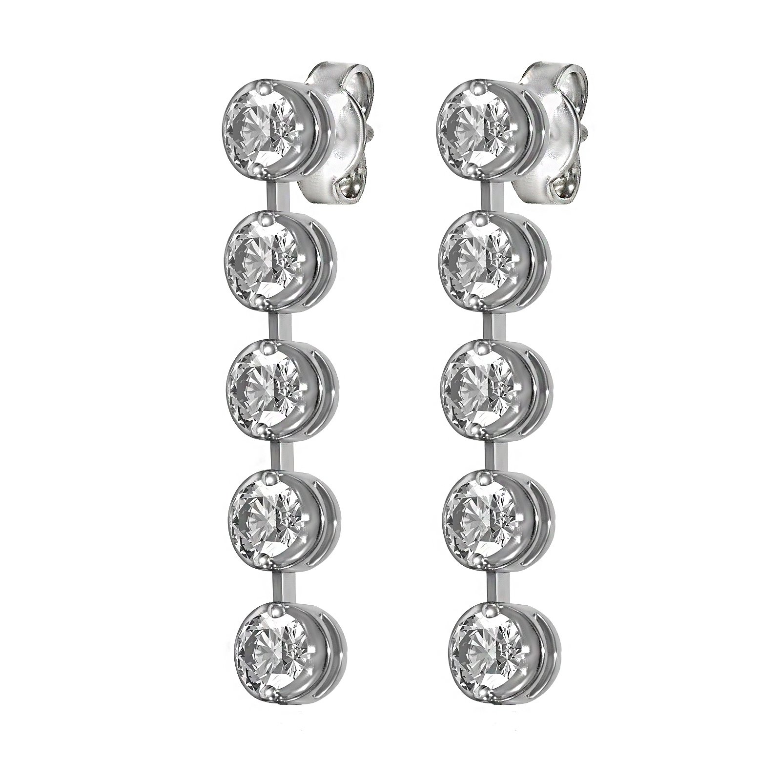 

Серьги из белого золота с бриллиантами 1637072