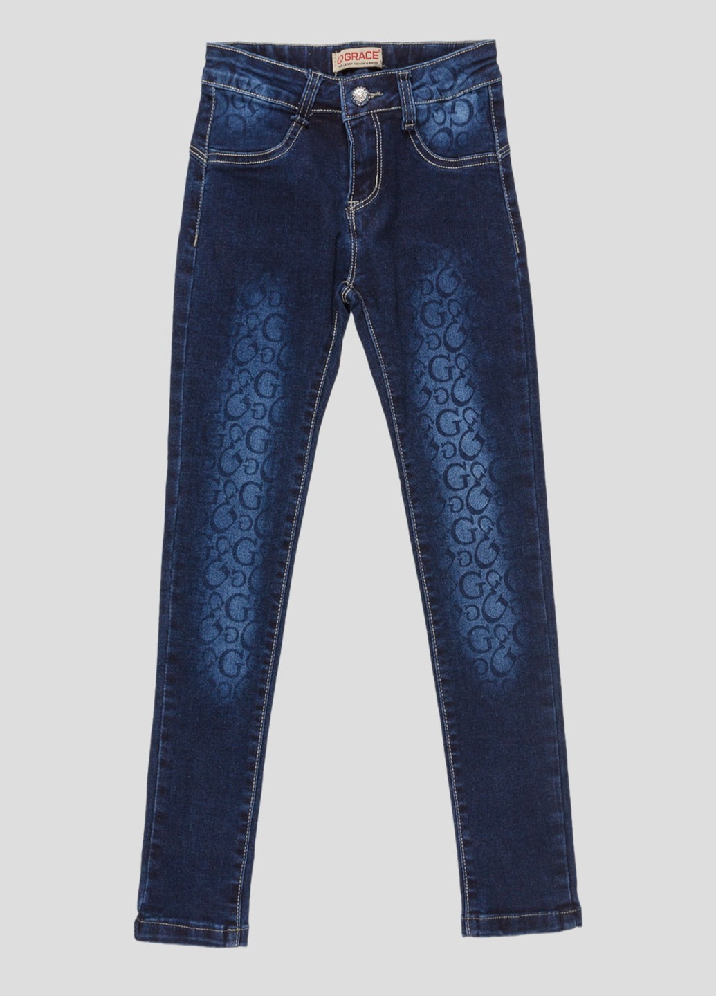 

Джинсы для девочки Grace Gr0203 116 Синий