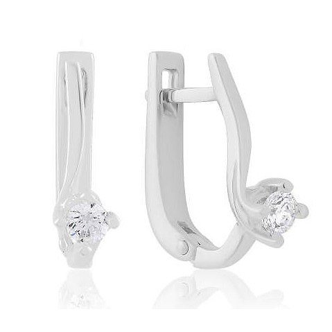 

Серьги из белого золота с Swarovski Zirconia 1686439