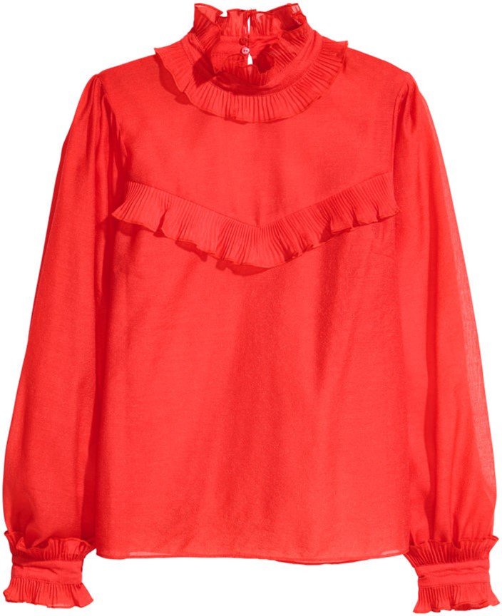 

Блузка H&M 3hm06100023 40 Красная