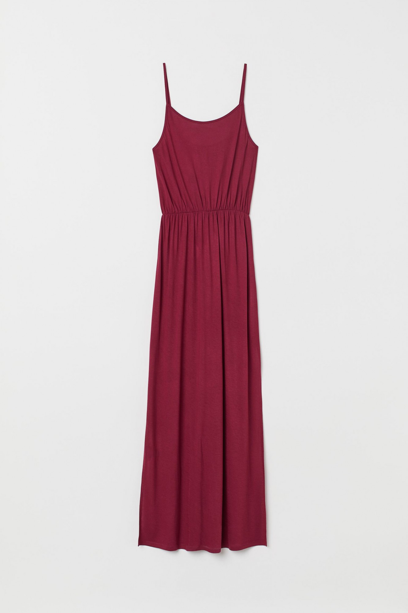 

Платье макси H& Однотонное М Бордовое, Платье макси H&M Однотонное М Бордовое