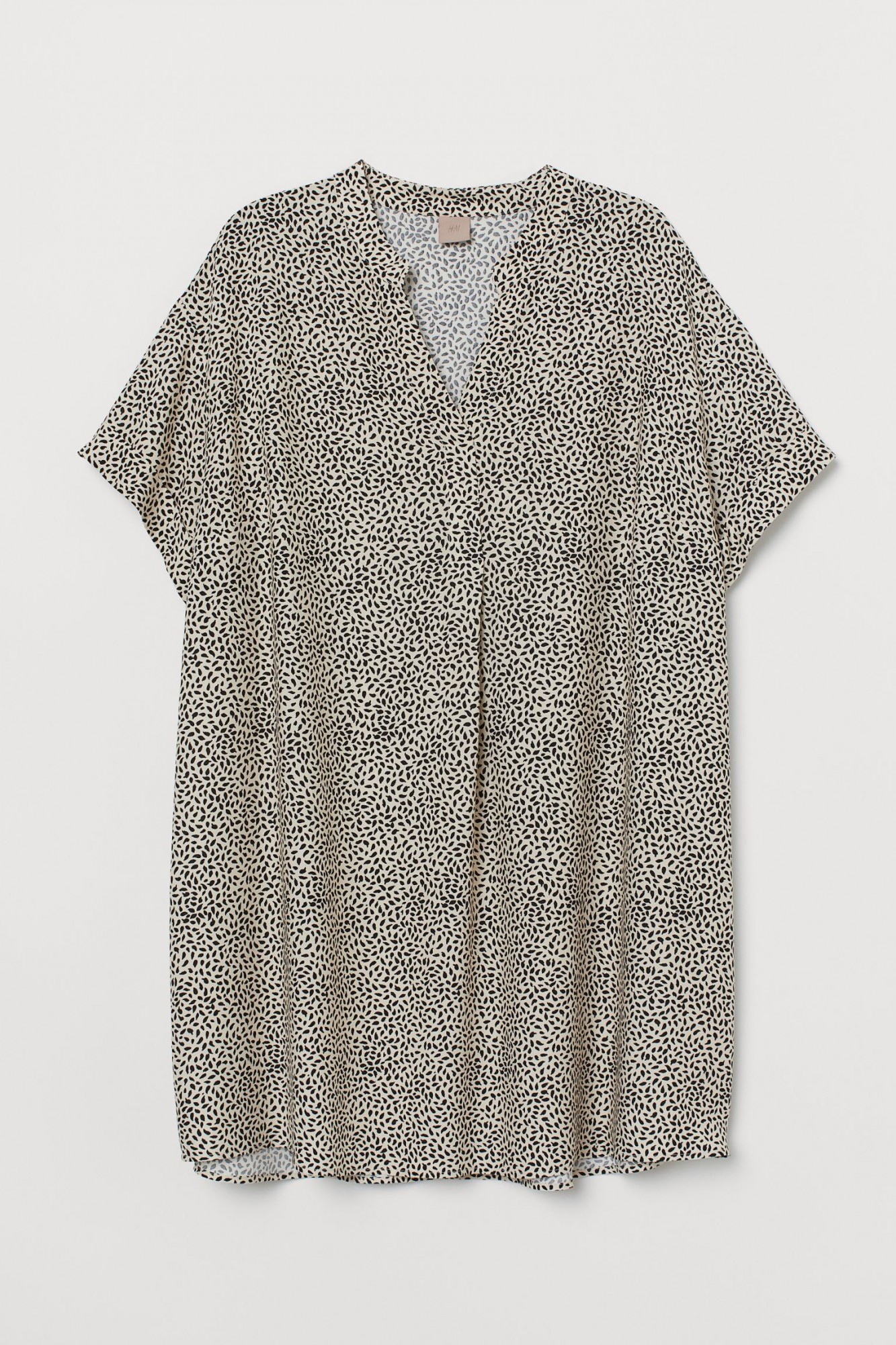 

Платье H&M XXL Светло-бежевое Леопардовое