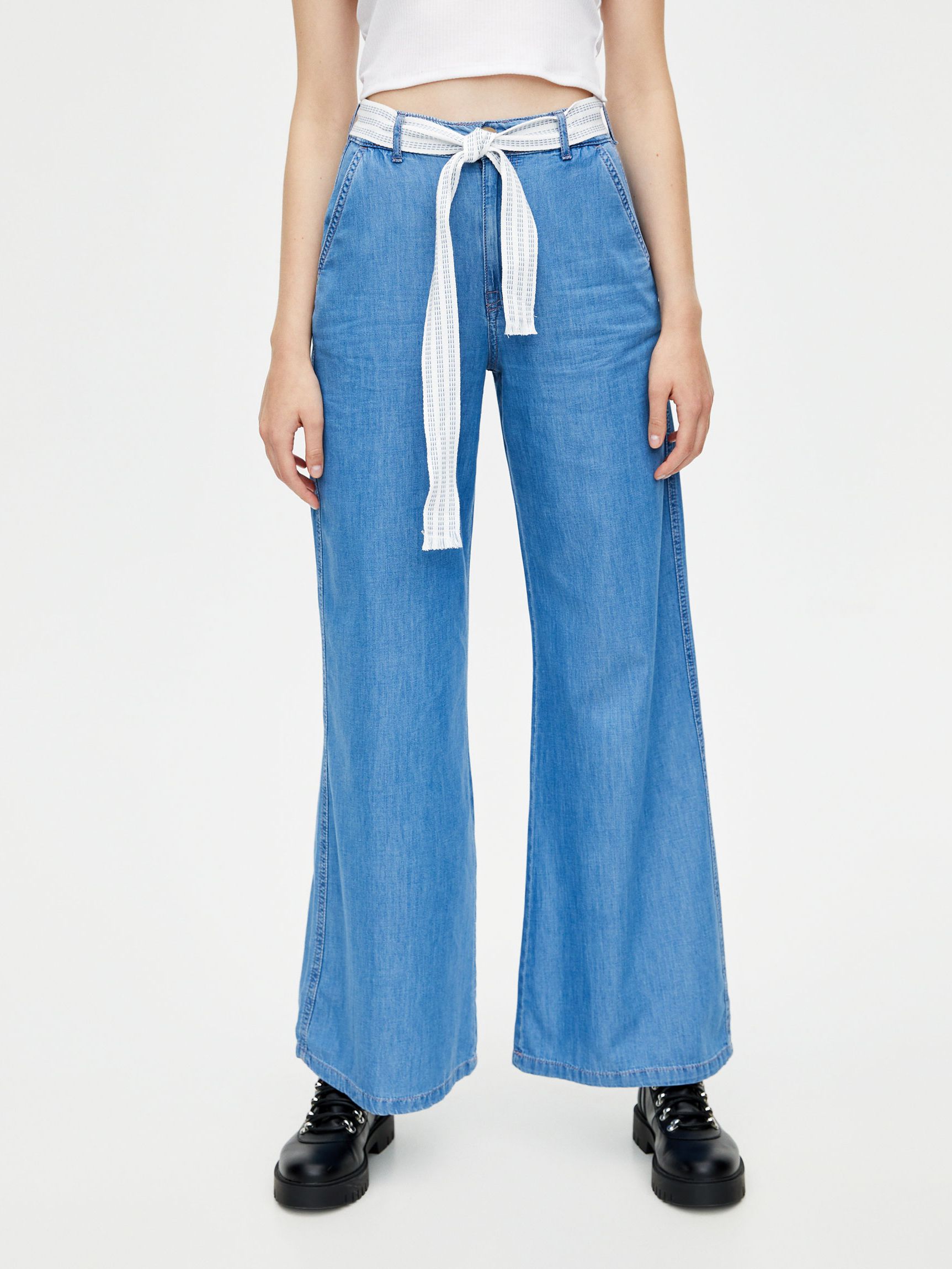 

Джинсы Pull & Bear 09682318400 36 Голубые