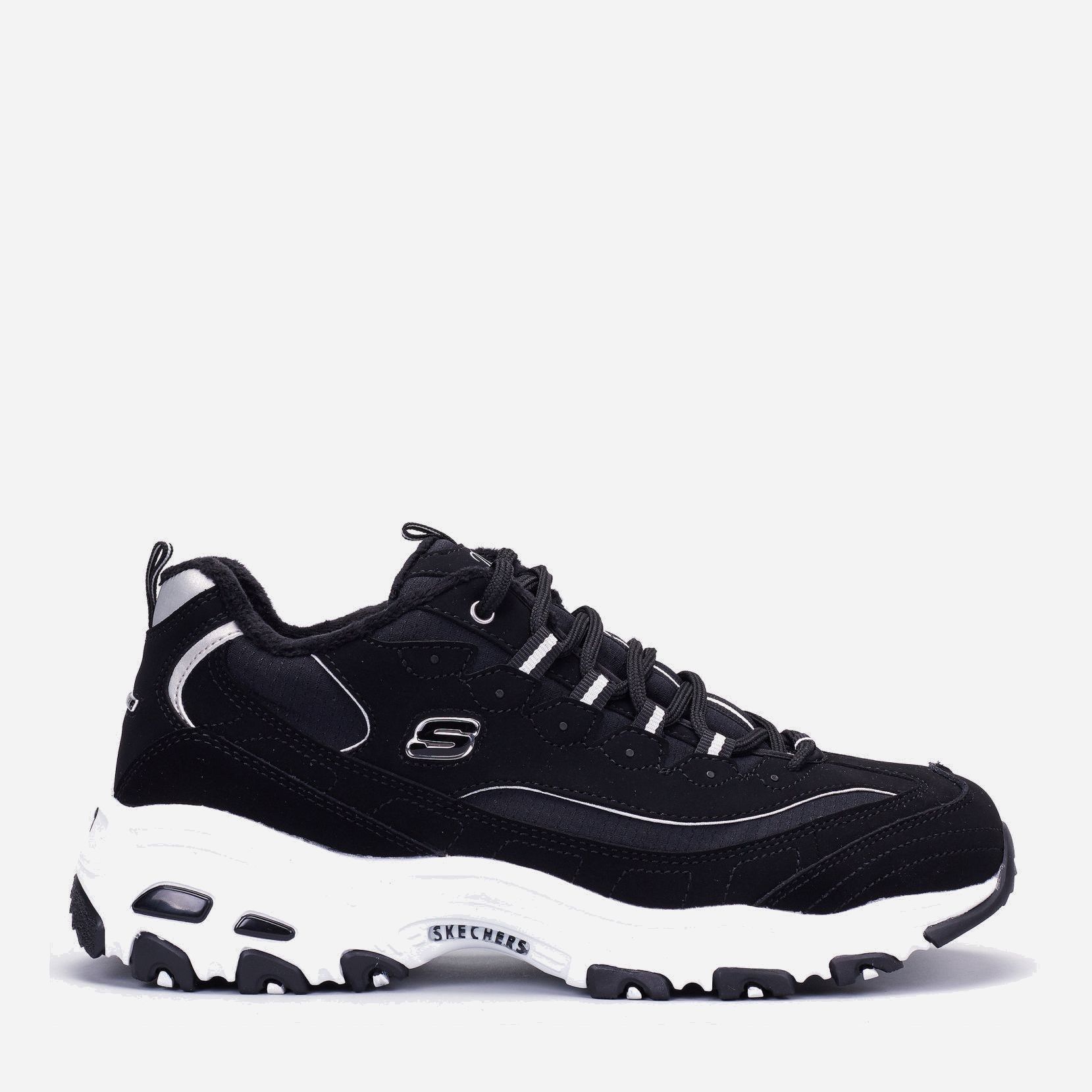 Акція на Жіночі кросівки Skechers D'Lites Freeze Talk 66666125 BLK 38.5 (8.5) 25.5 см Чорні від Rozetka