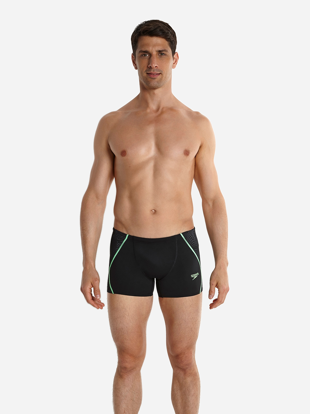 

Плавки Speedo Fit Printed Splice Aquashort 810372A569 30UK Черные