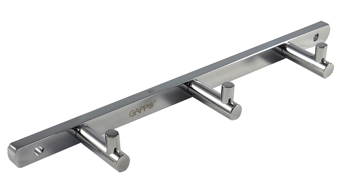 

Вешалка 3 крючки Gappo латунь хром G202-3