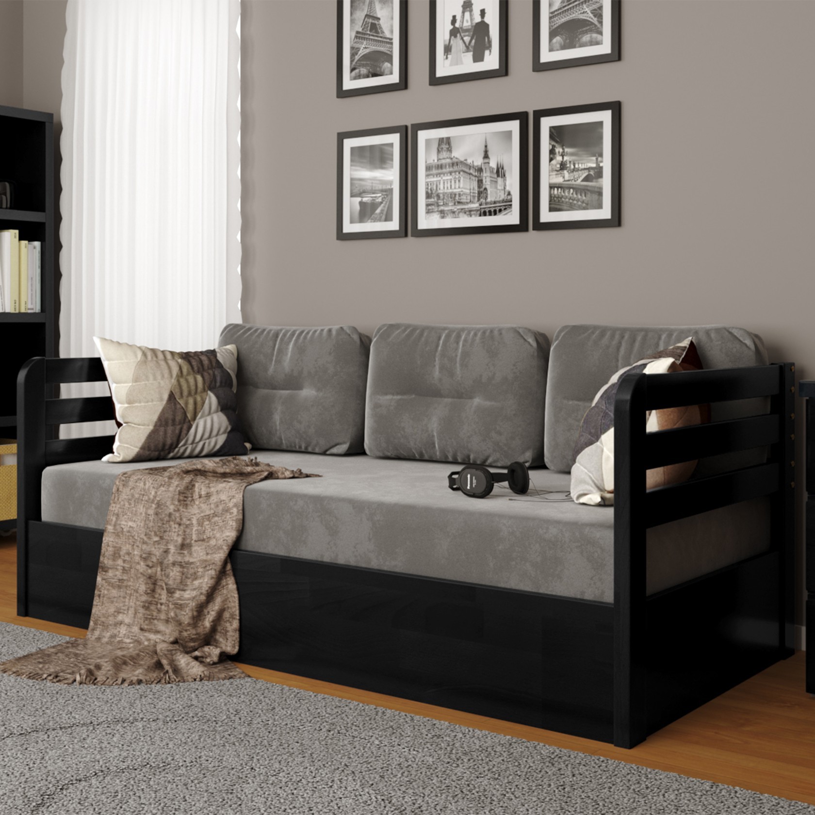 

Детская кровать Немо Люкс (Arbor Drev) Венге магия 80х190 см 71150_17