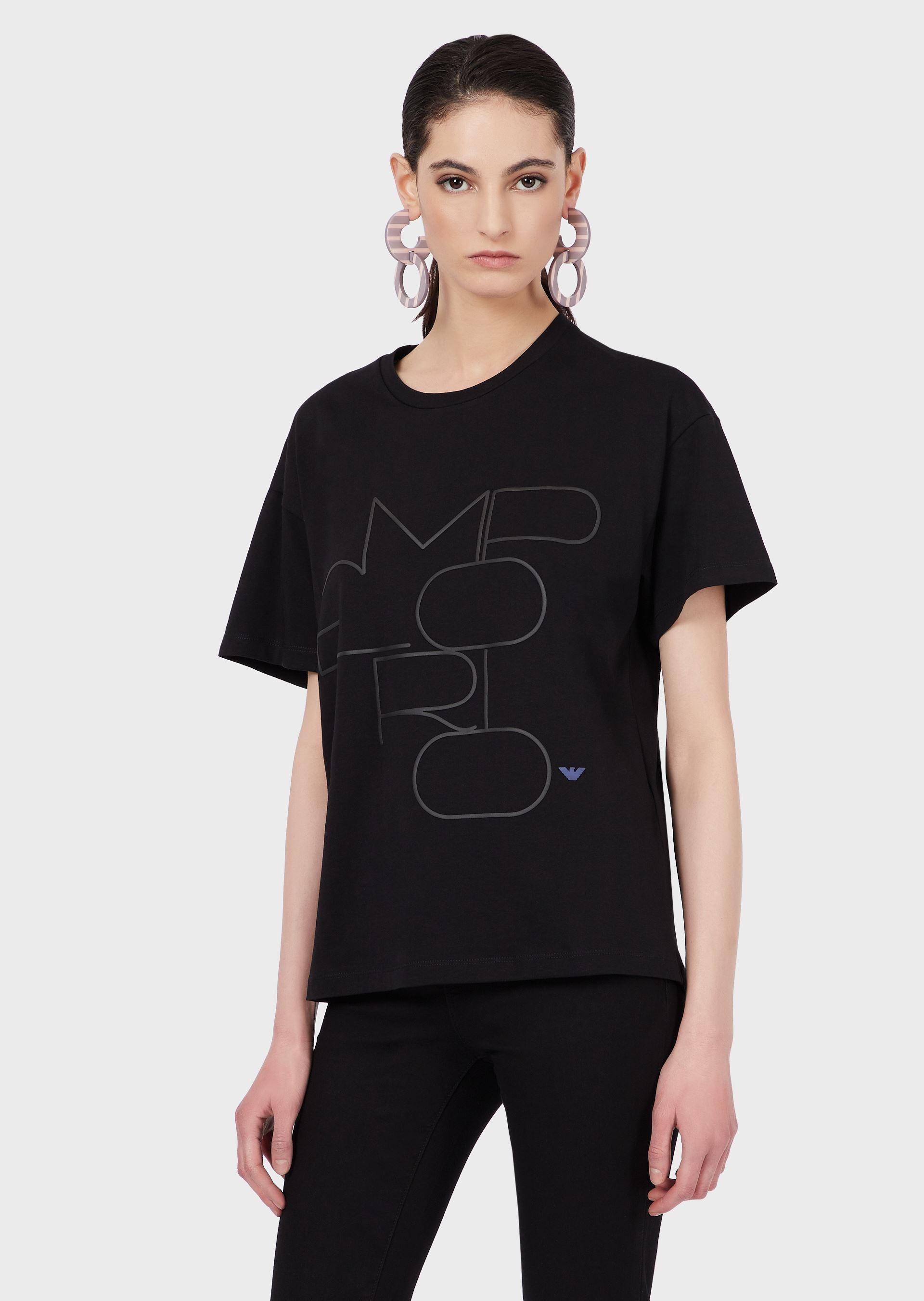 

Футболка Emporio Armani  Черная 3K2T7G.2J53Z, Футболка Emporio Armani 40 Черная 3K2T7G.2J53Z