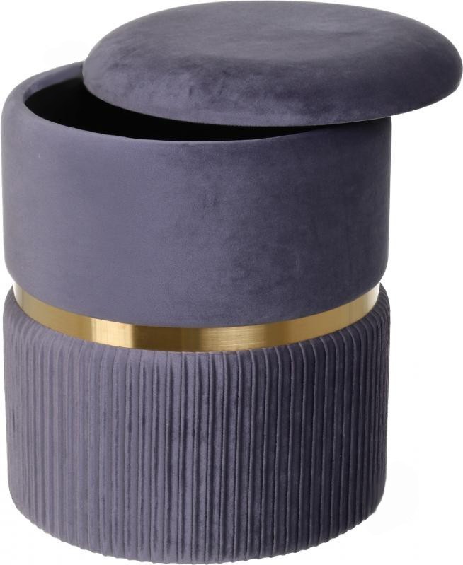 

Пуф-сундук велюр(31,5х31,5х38 см) Темно-серый