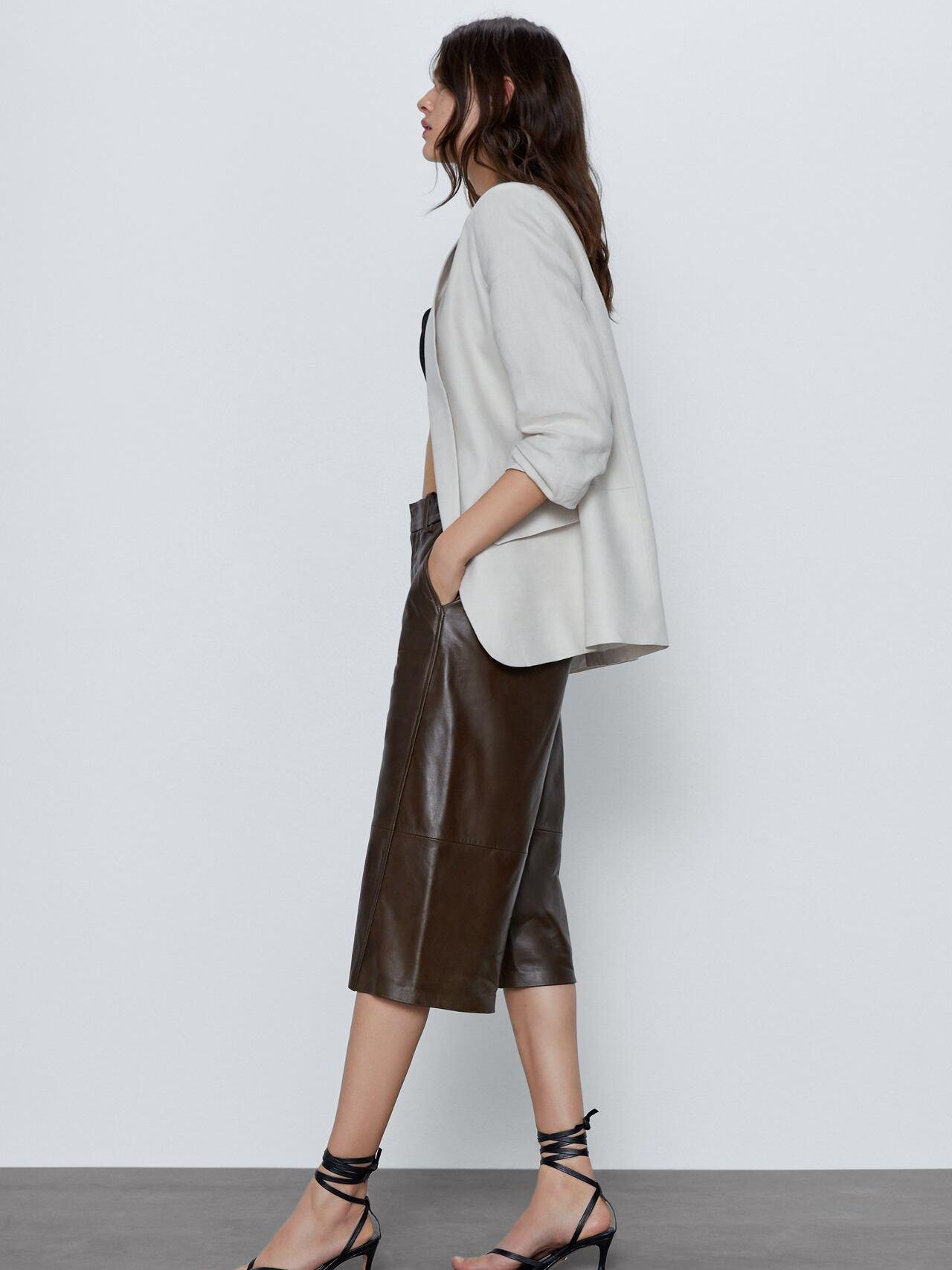 

Жакет Zara 4043/055/834-ACTQ S Бежевый