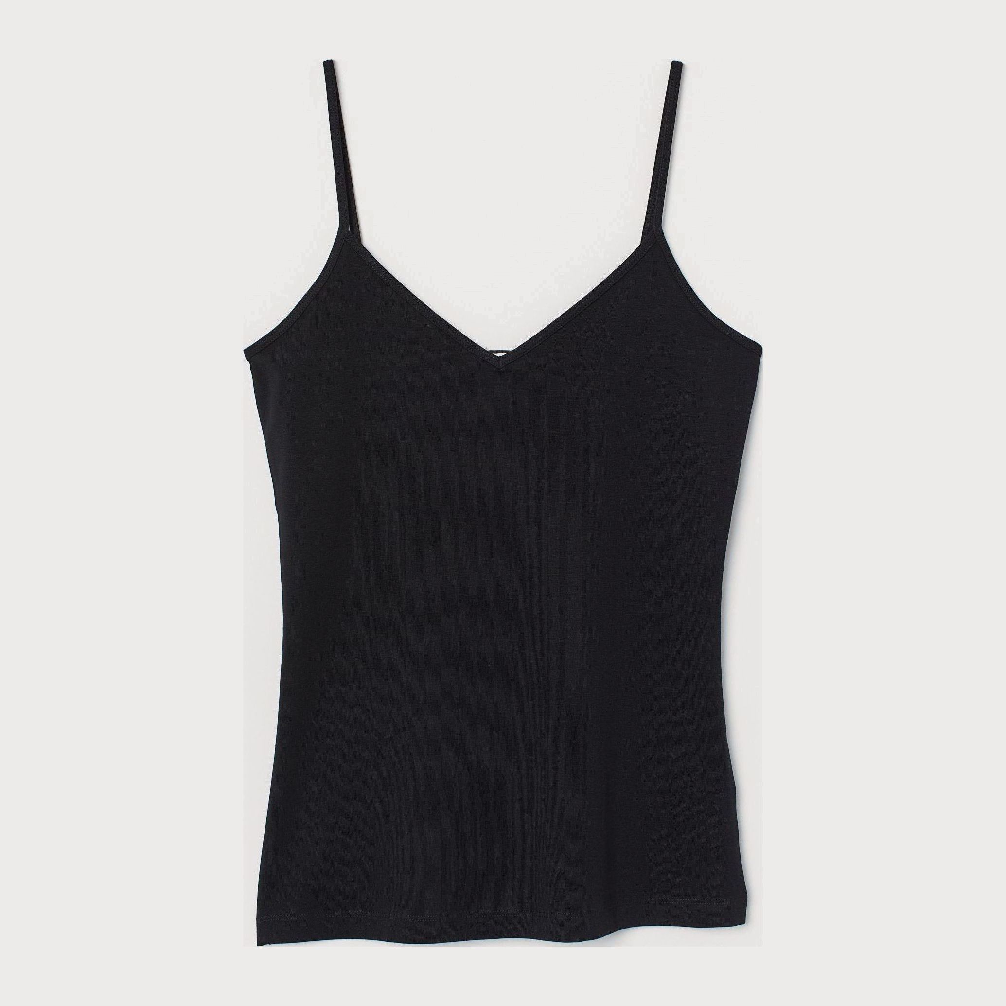 

Майка H&M 7678690-AAAD XXS Черная