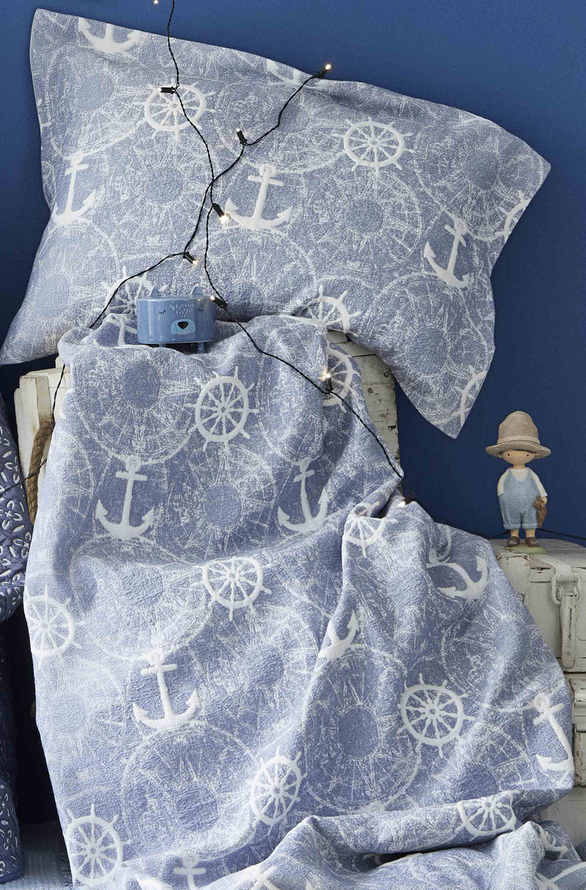 

Плед - покрывало Karaca Home - Sandes 2019-2 mavi 160*220