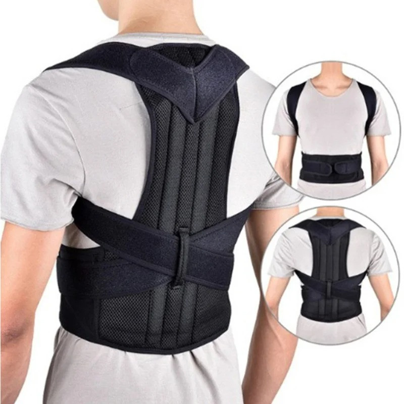 

Корректор осанки жесткой фиксации (корсет) Support Belt Черный