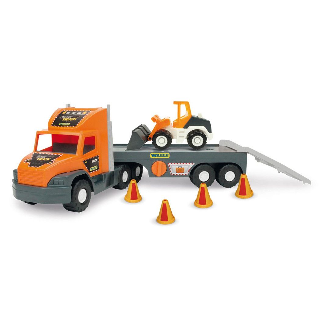 

Машинка игрушечная Эвакуатор с бульдозером Wader Super Tech Truck (36720)