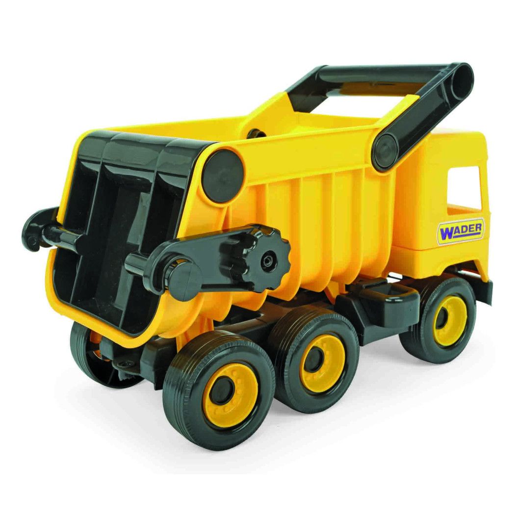 

Машинка игрушечная Самосвал Wader Middle Truck желтый (39490)