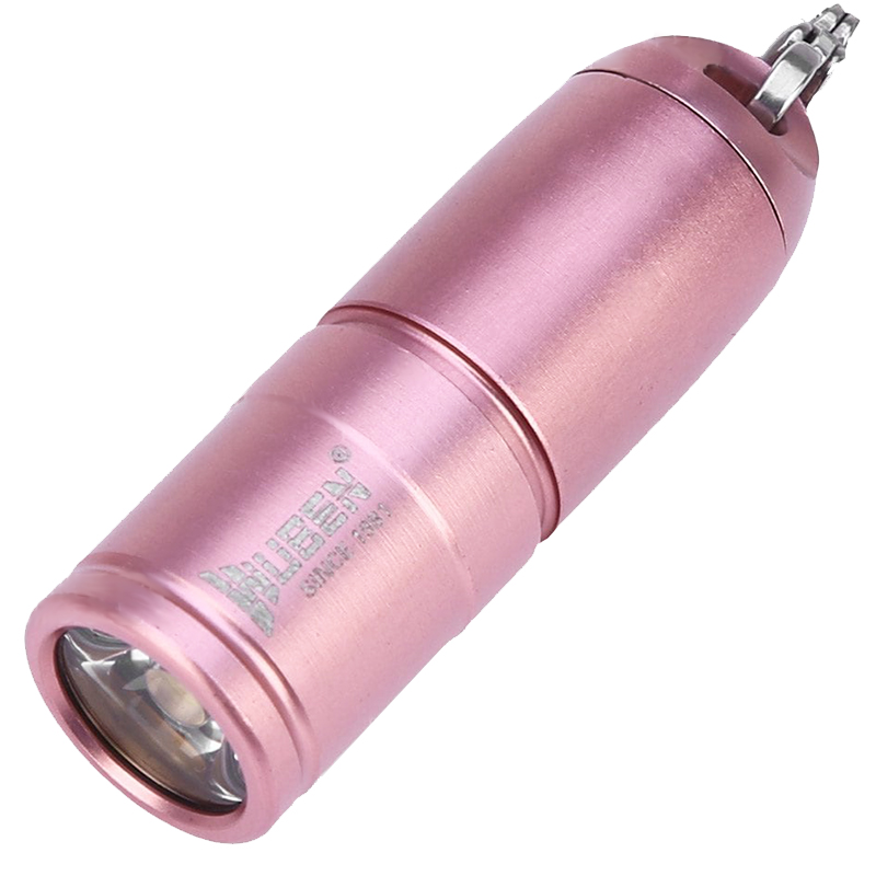

Фонарь Wuben G343 (Cree XP-G2, 130 люмен, 2 режима, USB) с цепочкой, розовое золото