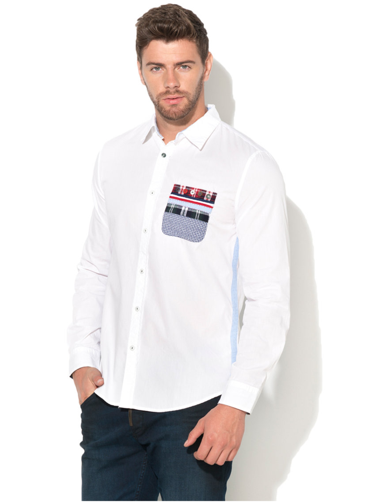 

Рубашка Desigual 17WMCWA7  Белый, Рубашка Desigual 17WMCWA7 2XL Белый