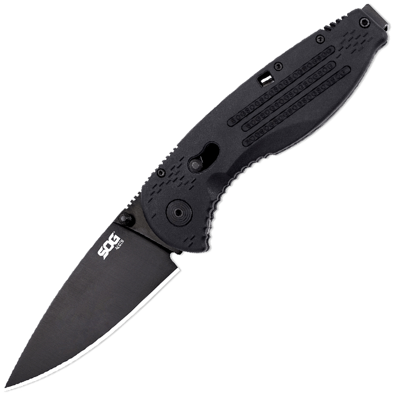 

Нож складной SOG Aegis Black TiNi (длина: 210мм, лезвие: 89мм)