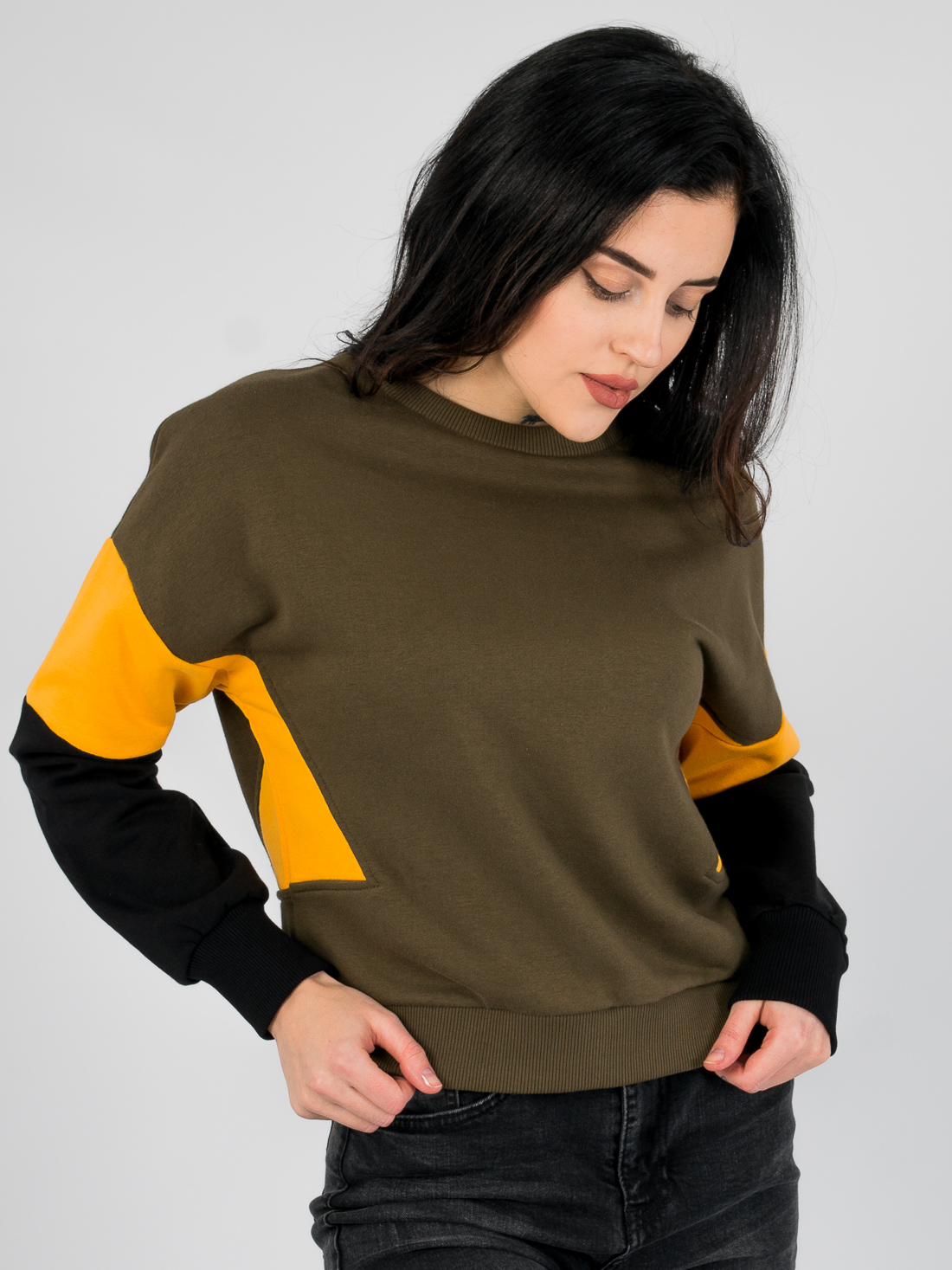 

Свитшот BEBE PLUS 24425 M Хаки