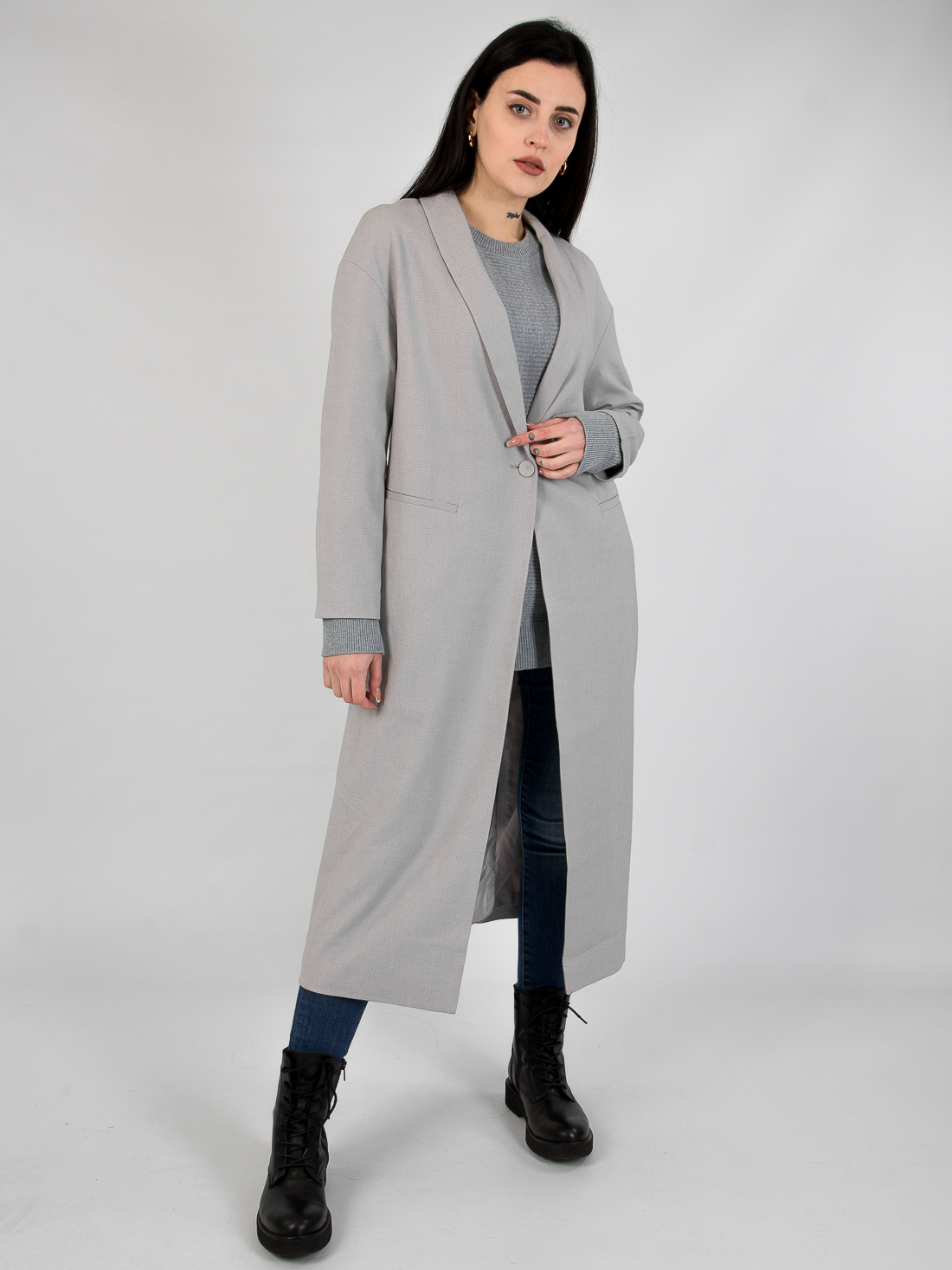 

Пальто Vero Moda 316308523  Серый, Пальто Vero Moda 316308523 L Серый