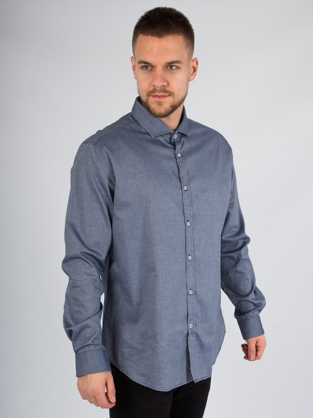 

Рубашка Paul Hunter 0014171 XL Синий