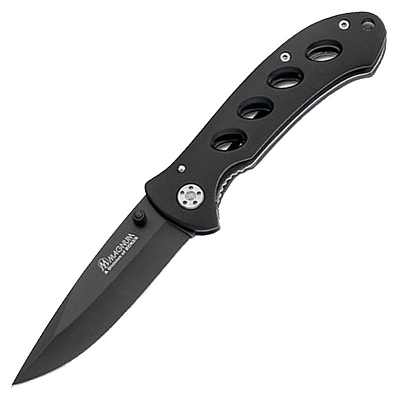 

Нож складной Boker Magnum Shadow (длина: 191мм, лезвие: 83мм), черный