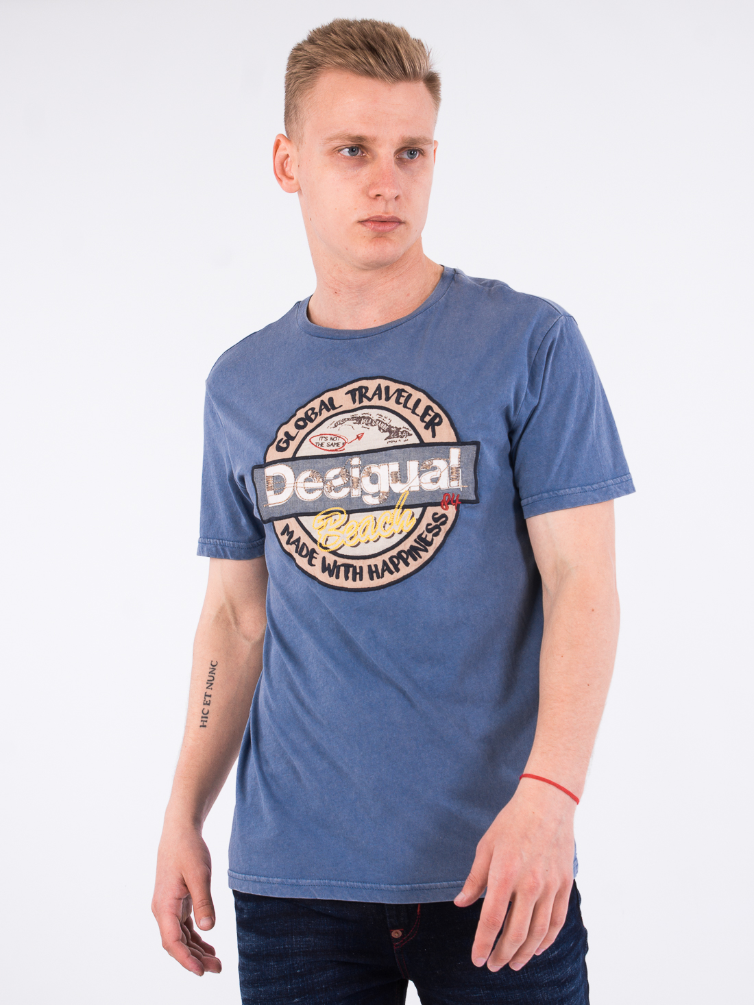 

Футболка Desigual 42T14G5  Голубой, Футболка Desigual 42T14G5 S Голубой