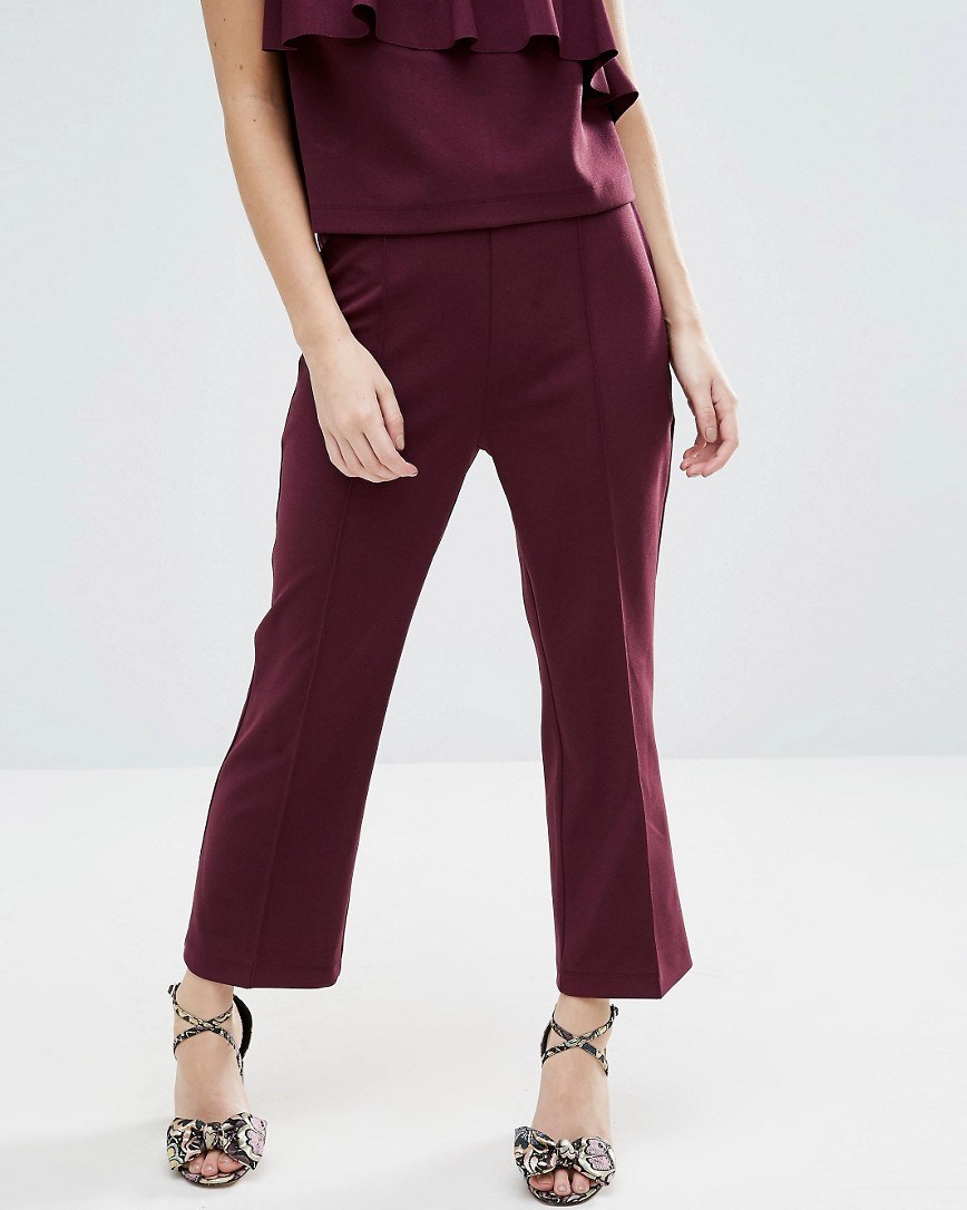 

Брюки ASOS AVS040219-17  Бордовый, Брюки ASOS AVS040219-17 XS Бордовый