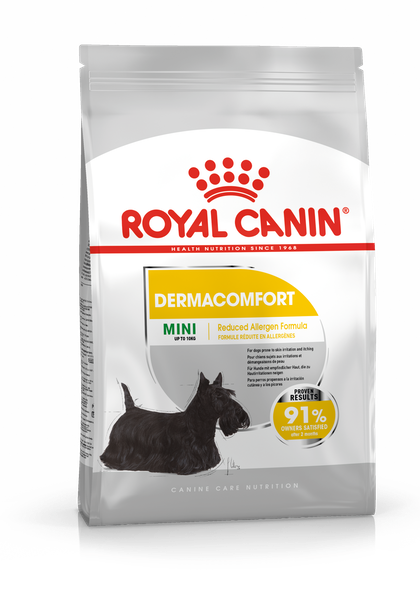 

Royal Canin MINI DERMACOMFORT для собак мелких пород с чувствительной кожей 3кг