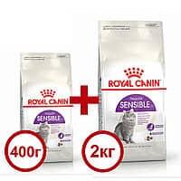 

Сухой корм Royal Canin Sensible 2кг 400г в подарок
