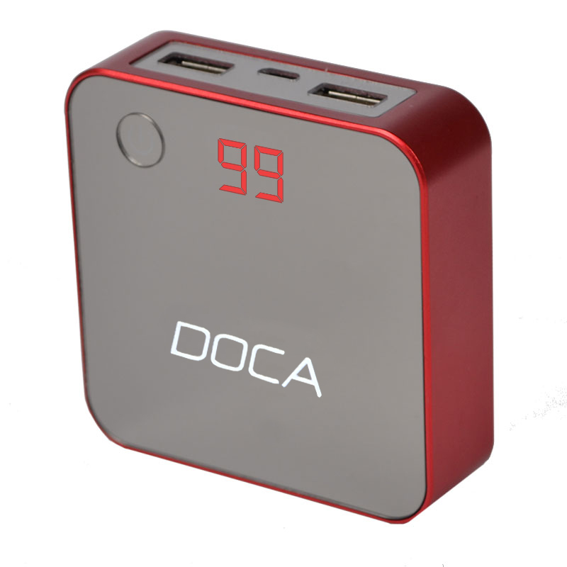 

Внешнее зарядное устройство Power Bank DOCA D525 , красный