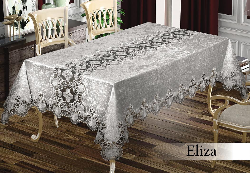 

Скатерть Велюр в PVC Maison Royale 160x300 Eliza Grey