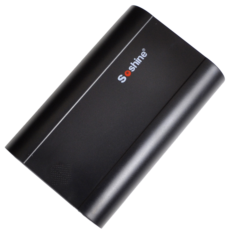 

2 в 1 - Power Bank + зарядное устройство Soshine E5 (1-3x18650), черный