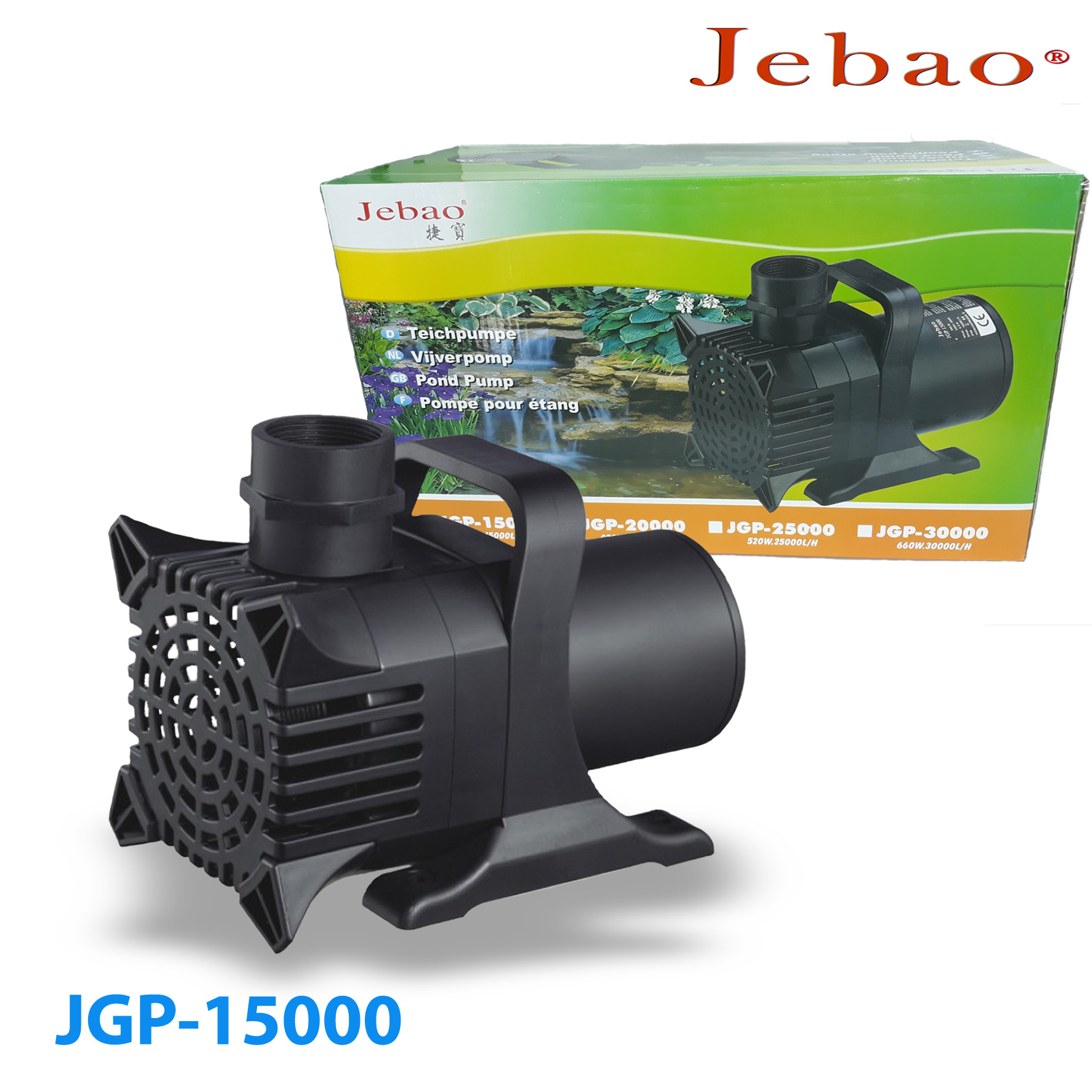 

Насос для пруда Jebao погружной JGP 15000