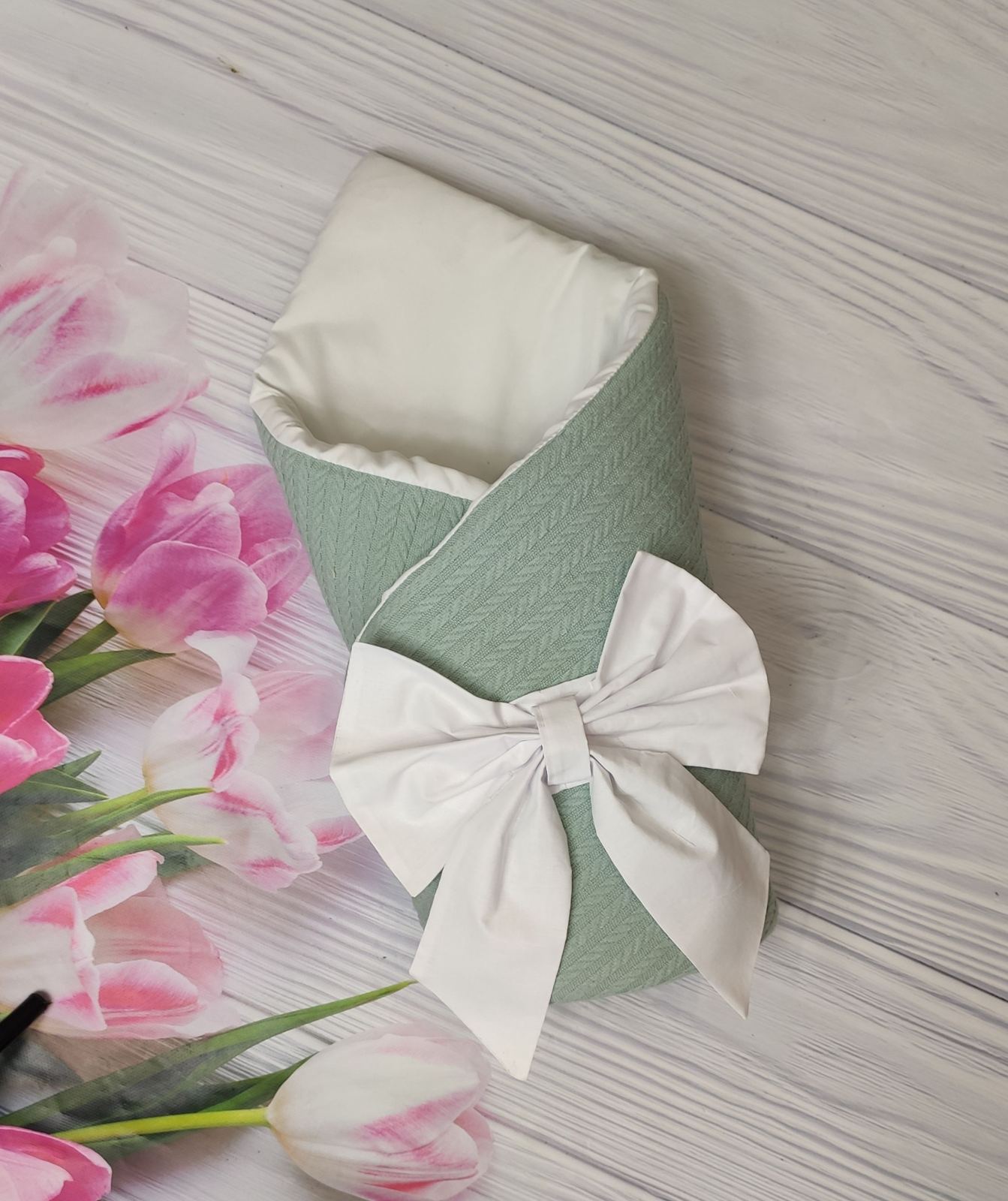 

Детский демисезонный конверт на выписку TM Eliz со съемным синтепоном, конверт-одеяло 248.21.08