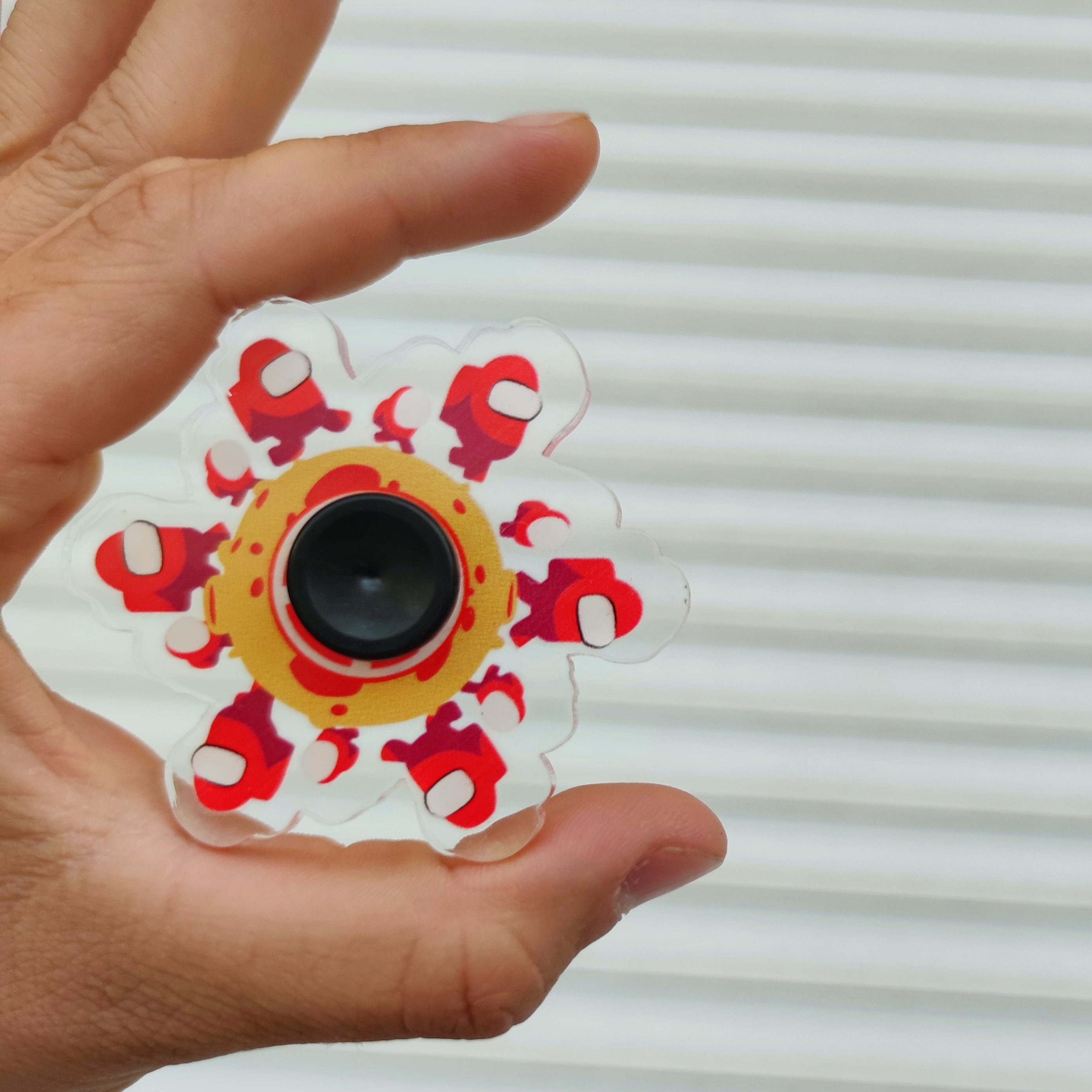 

Игрушка анимационный фиджет-спинер Spinner 3D Амонг Ас из Тик-Тока