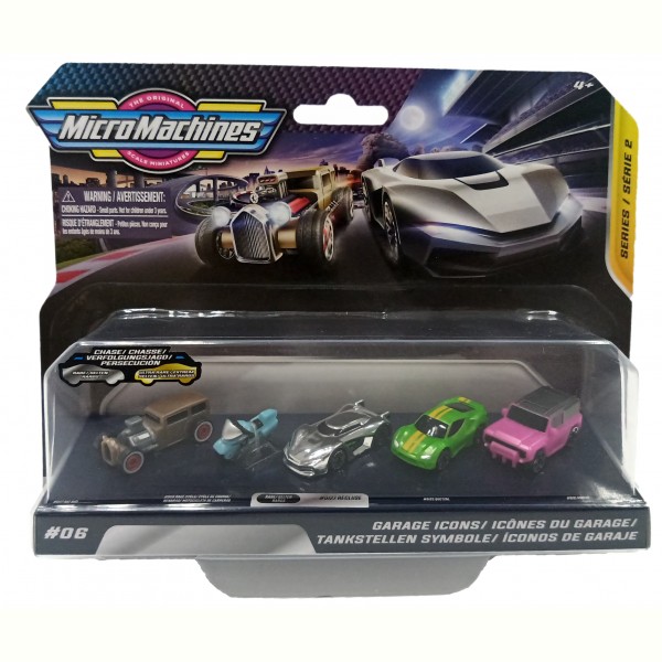 

Игрушечный набор Micro Machines Гиперкар Серебрянная погоня (5 шт.)