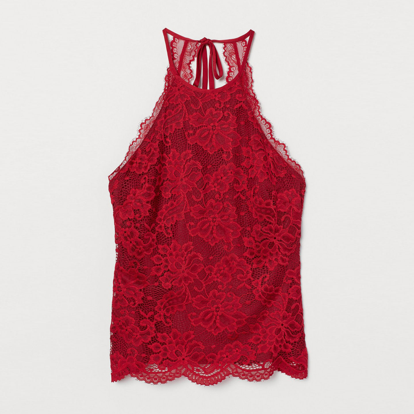 

Топ H&M 0736678_круж.красн. 32 Красный