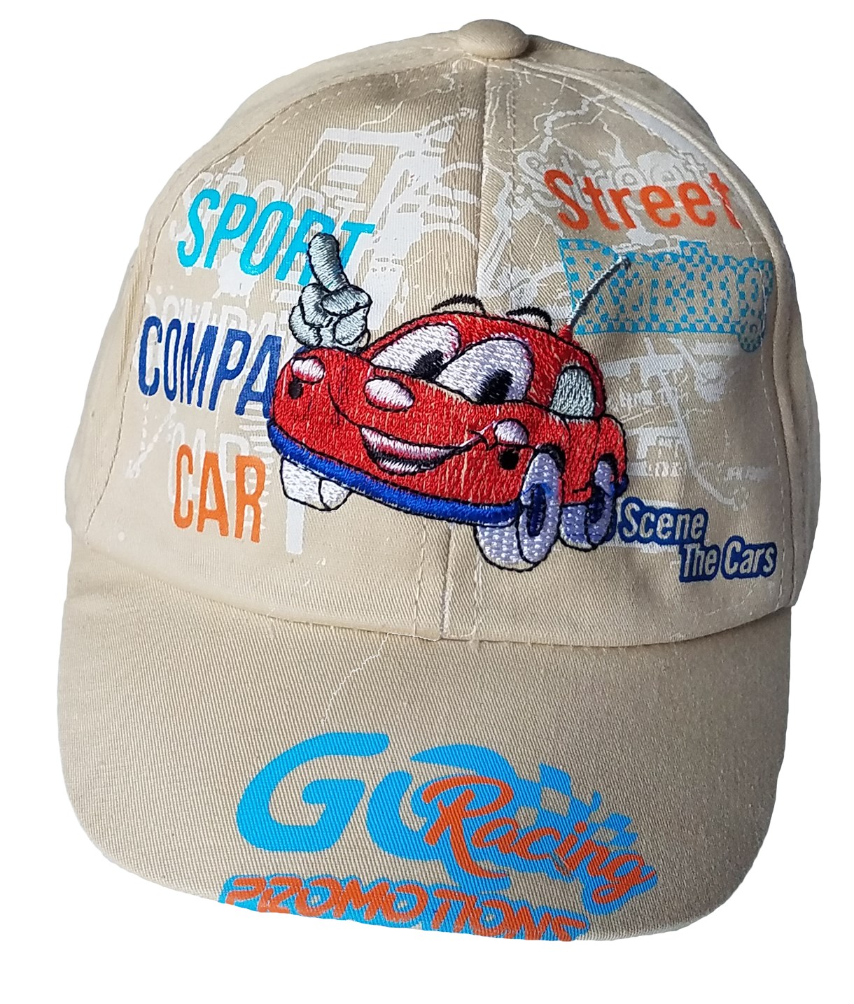 

Кепка коттоновая Тачки бежевая Baby Happy Размер: 50