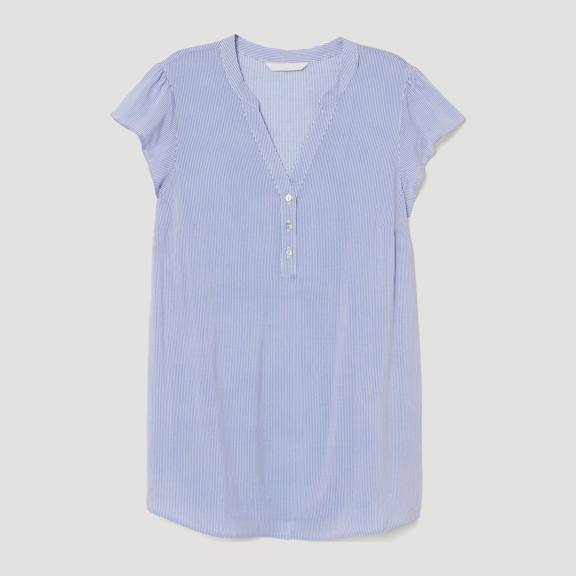 

Блузка для беременных H&M 8108001-AARY XL Синяя с белым
