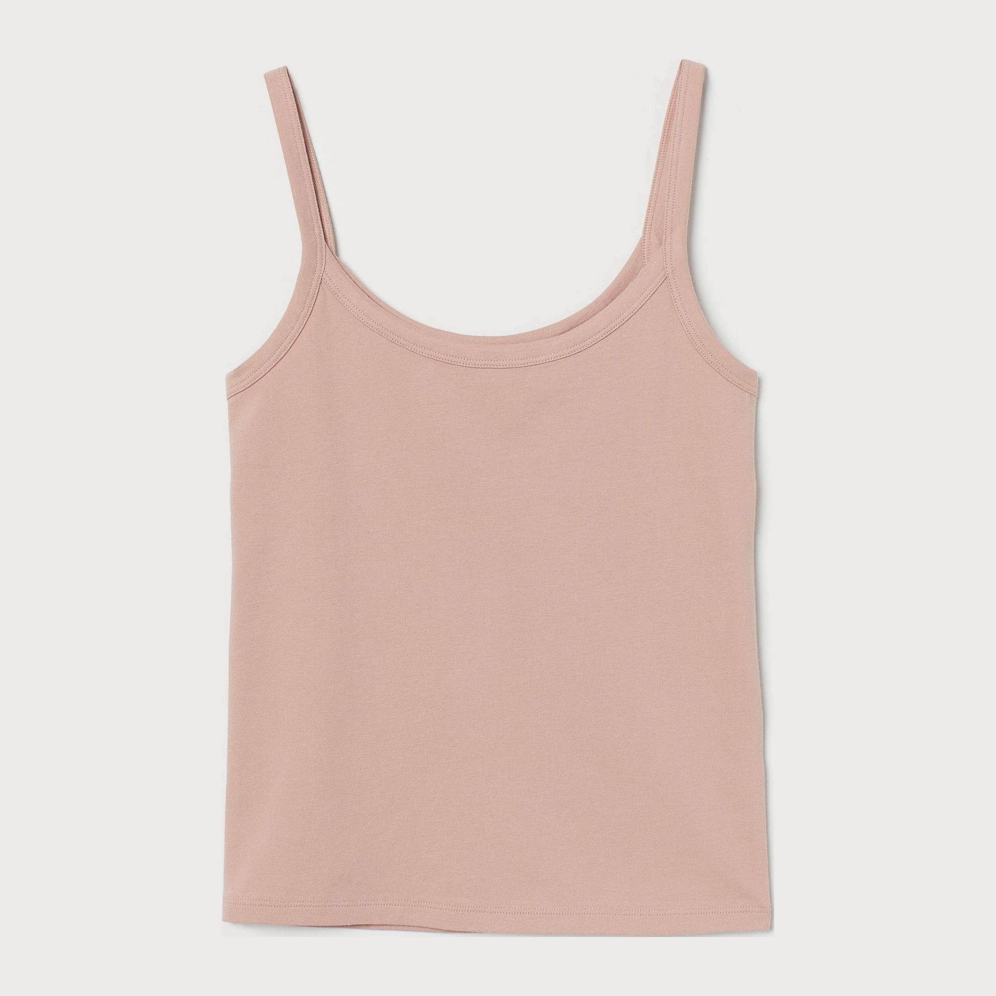 

Майка H&M 8929101-ACWV XS Светло-розовая