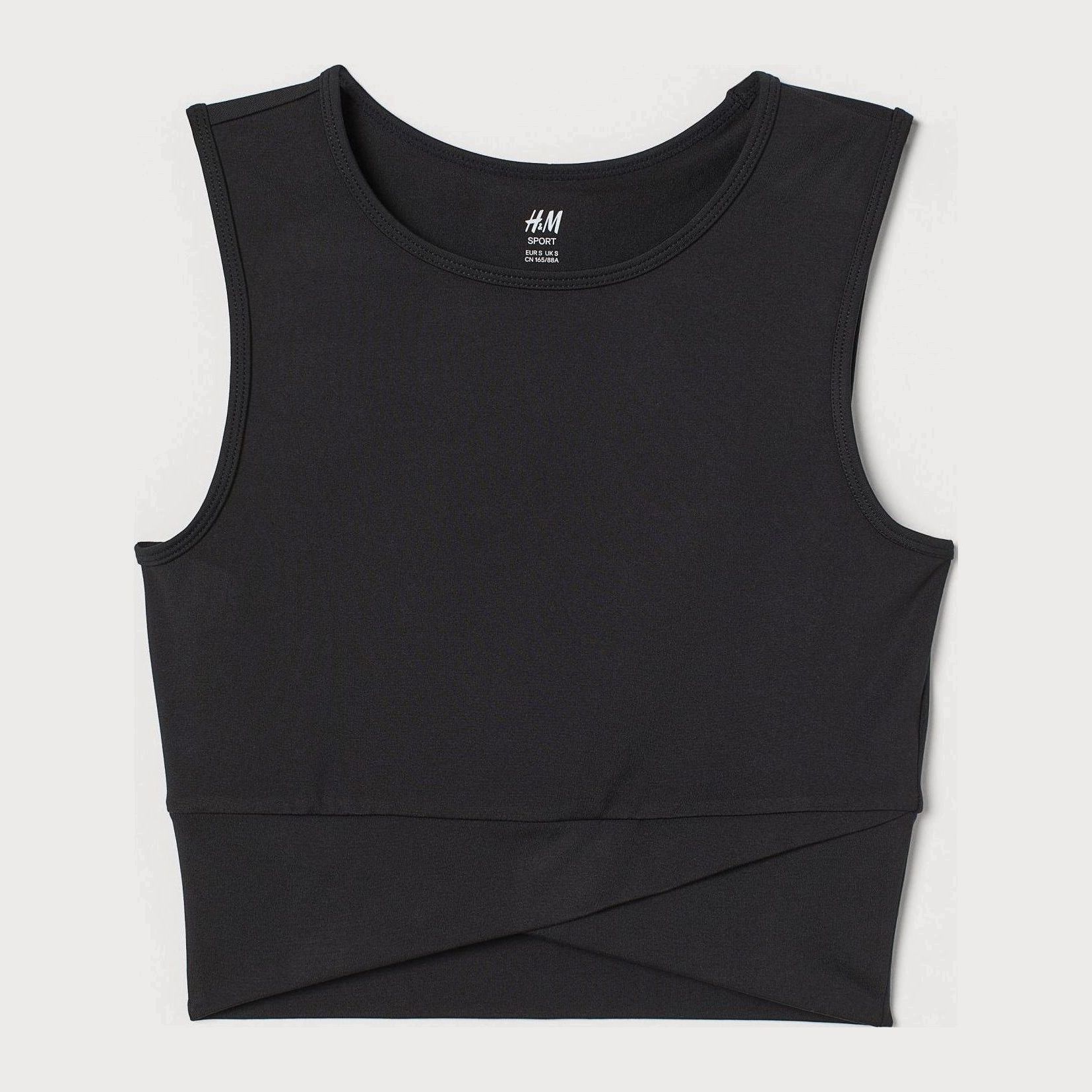 

Спортивный топ H&M 8682832-AAAD M Черный