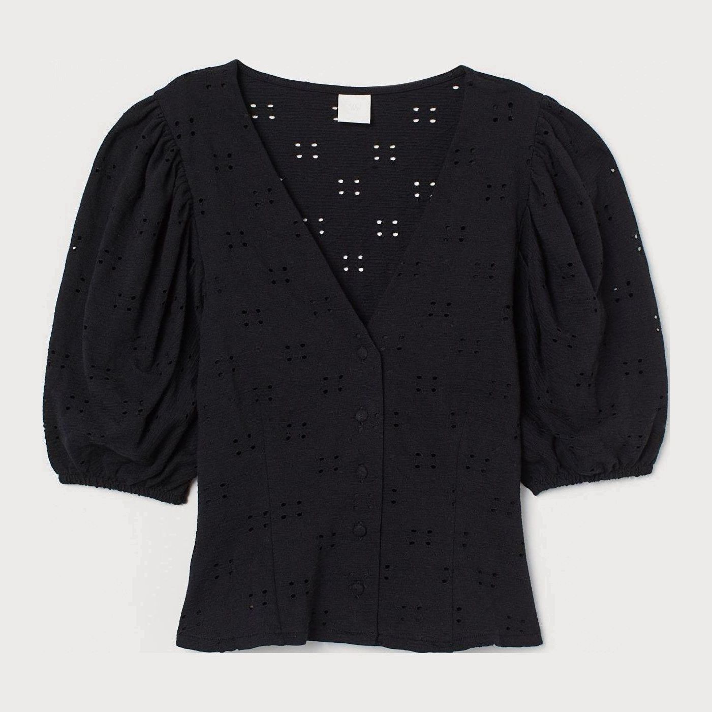 

Блузка H&M 8323621-AAAD XL Черная